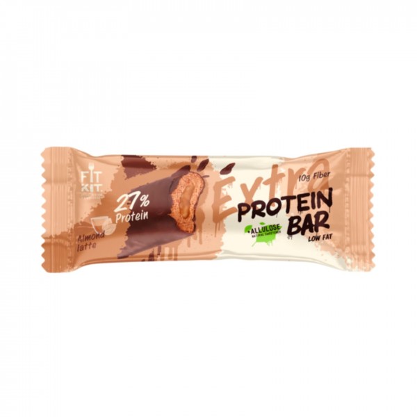 FITKIT Protein bar EXTRA 55 г Миндальный латте...