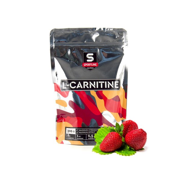 Sportline Nutrition Л-Карнитин 300 г Клубника...