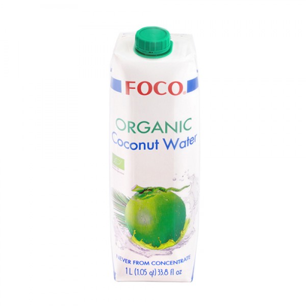 FOCO Кокосовая вода органическая, без сахара 1000 ...
