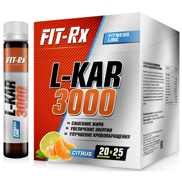 FIT-Rx Л-Карнитин 3000 мг 25 мл Цитрус...