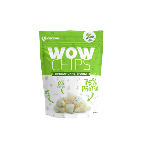 GEON Чипсы протеиновые WOW Chips 30 г Прованские т...