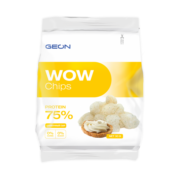 GEON Чипсы протеиновые WOW Chips 30 г Сыр...