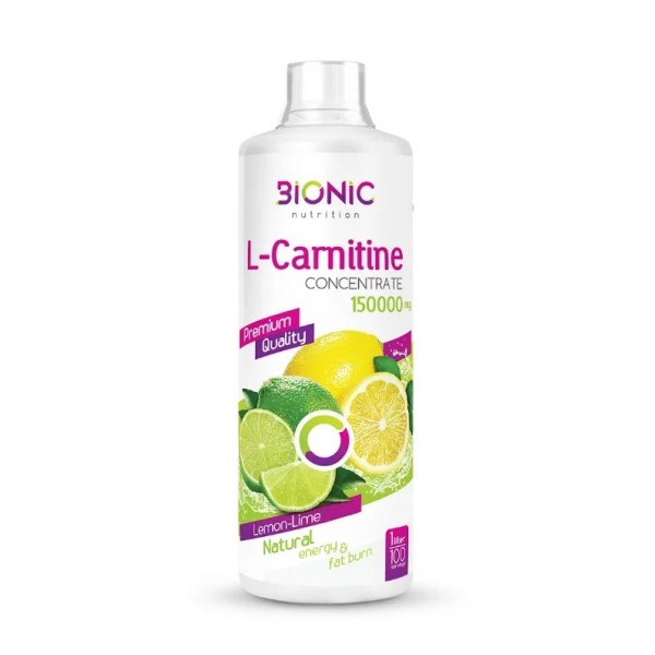 Bionic Nutrition L-карнитин 150,000 1000 мл Лимон-лайм