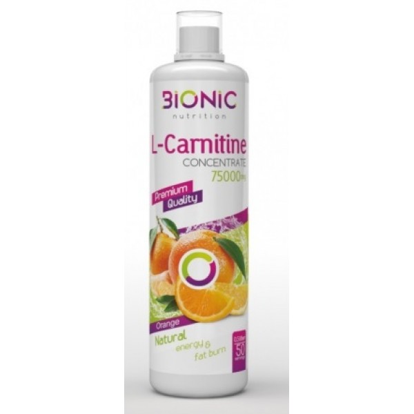 Bionic Nutrition L-карнитин 75,000 500 мл Апельсин
