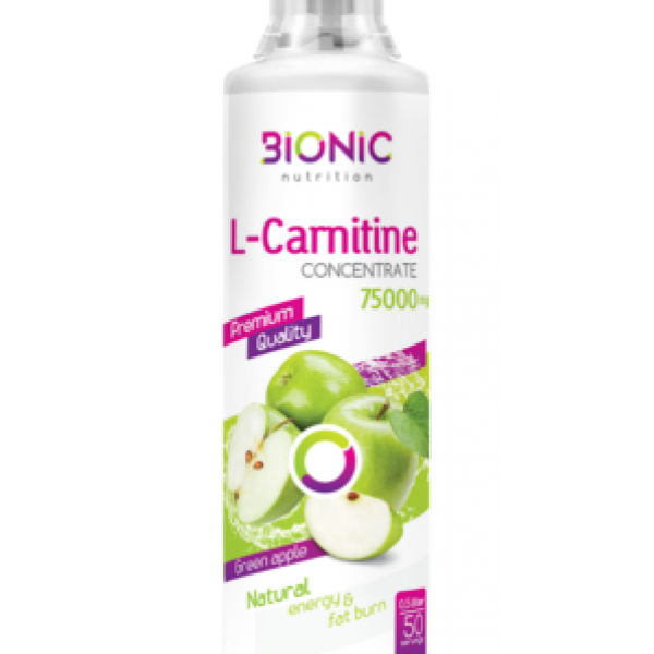 Bionic Nutrition L-карнитин 75,000 500 мл Яблоко