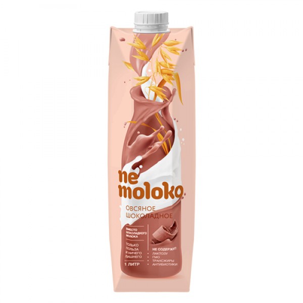 Nemoloko Напиток `Овсяный`, шоколадный 1000 мл