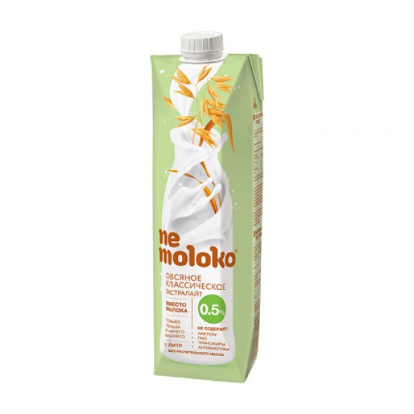 Nemoloko Напиток `Экстралайт`, классический 1000 мл