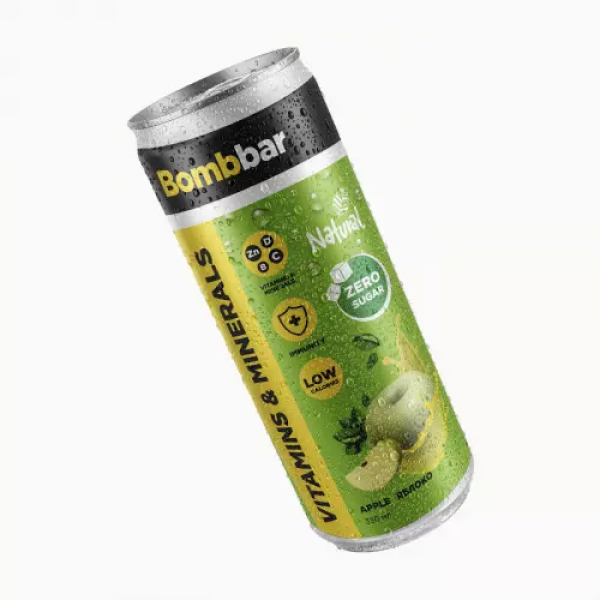 Bombbar Лимонад витаминизированный 330 мл Яблоко