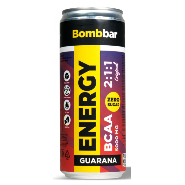 Bombbar Напиток Energy BCAA с гуараной Оригинальны...