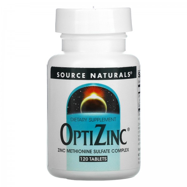 Source Naturals OptiZinc 120 таблеток