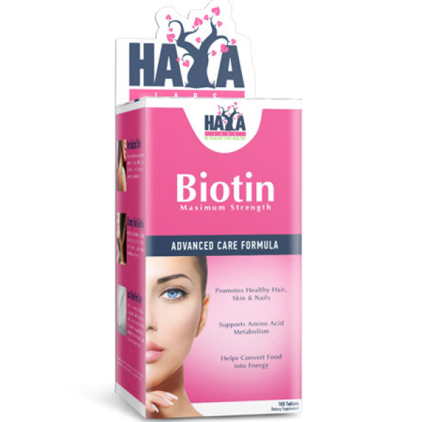 Haya Labs Биотин 10000 мкг 100 таблеток