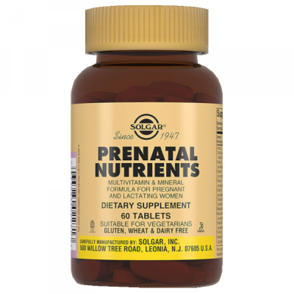 Solgar Женские витамины Prenatal Nutrients 60 табл...