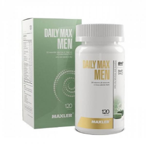 Maxler Мужские витамины Daily Max Men 120 таблеток...