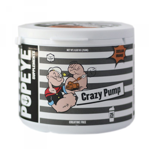 Popeye Предтренировочник Crazy Pump 250 г Апельсин