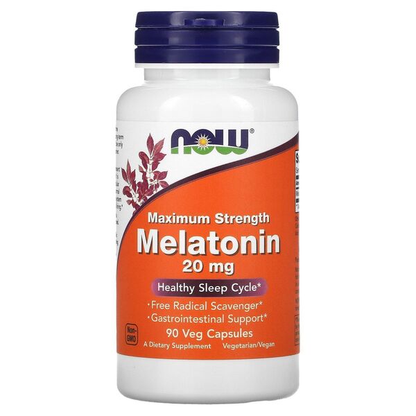 Now Foods Мелатонин 20 мг 90 капсул