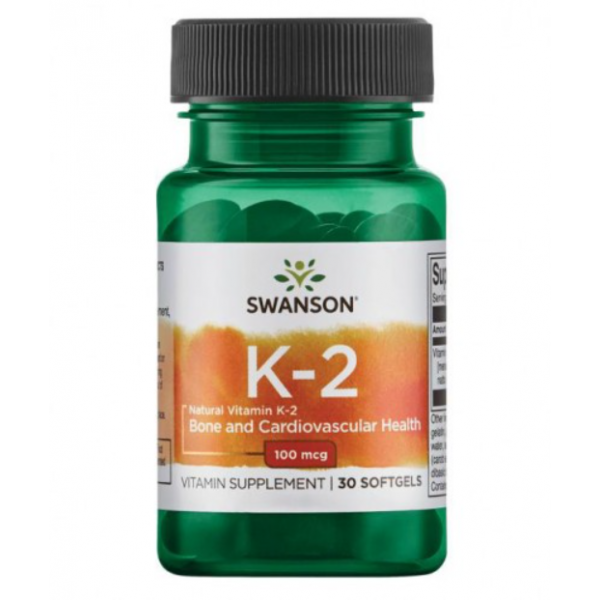 Swanson Витамин К2 МК-7 100 мкг 30 софтгель...