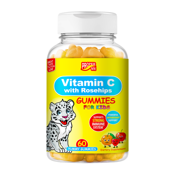 Proper Vit Витамин Ц 10 мг детский с шиповником 60 жевательных мармеладок