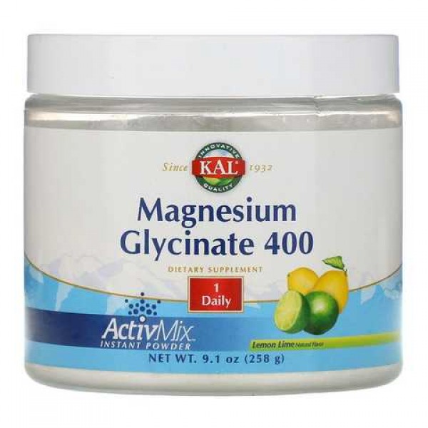 KAL Магний глицинат 400 мг 258 г Лимон-лайм