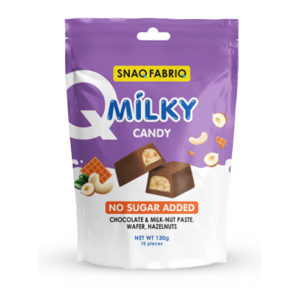 SNAQ FABRIQ Шоколадные конфеты без сахара MILKY CA...